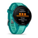 Garmin Forerunner 165 Music 3.05 cm (1.2 ) AMOLED 43 mm Digital 390 x 390 pixels Touchscreen Turquoise GPS (satellite) - imagine 3