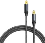 Kabel audio optyczny Vention w oplocie z aluminiowym złączem 10m czarny - imagine 3