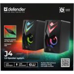 PC Speakers 2.0 DEFENDER J4 2.0 6W LED USB black - imagine 7