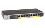 NETGEAR GS108LP Unmanaged Gigabit Ethernet (10/100/1000) Power over Ethernet (PoE) 1U Black  Grey - imagine 2