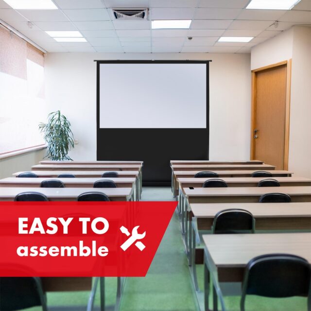 Maclean MC-213 Portable Projection Screen  Compact  Floor  100   16:10 - imagine 13