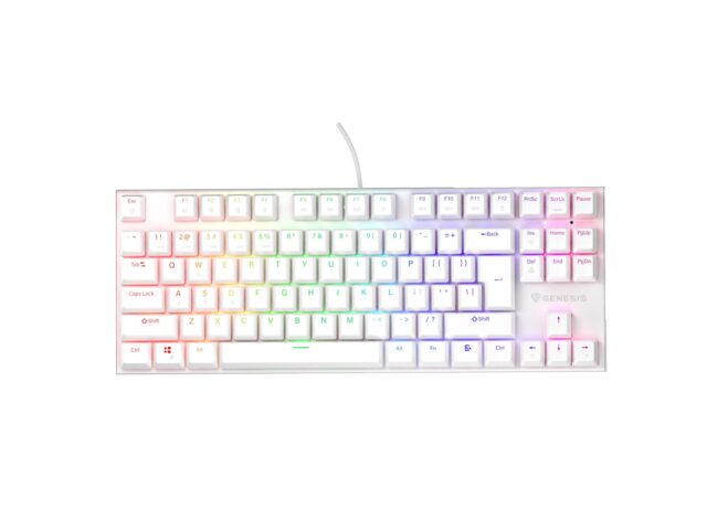 THOR 303 | Mechanical Gaming Keyboard | Wired | US | White | USB Type-A | Outemu Peach Silent - imagine 8