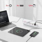 MACLEAN POWER STRIP  3 SOCKET EXTENSION MCE394 W - imagine 10