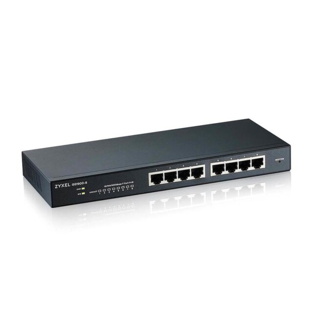 Zyxel GS1900-8 Managed L2 Gigabit Ethernet (10/100/1000) Black - imagine 3