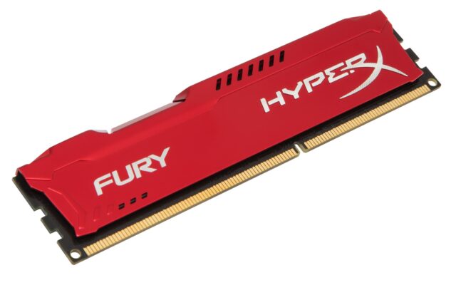 HyperX FURY Red 4GB 1600MHz DDR3 memory module 1 x 4 GB - imagine 2