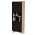 Cama PORTO 59x38x180 display cabinet oak/black