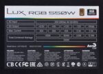 Power supply Aerocool Lux RGB 550M 550 W Black - imagine 5