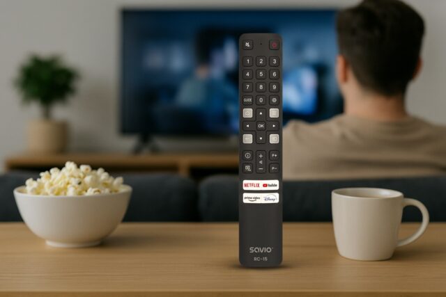 Savio RC-15 universal /replacement for TCL SMART TV remote control IR Wireless Press buttons - imagine 5