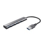 Trust Halyx USB 3.2 Gen 1 (3.1 Gen 1) Type-A 5 Mbit/s Black  Grey