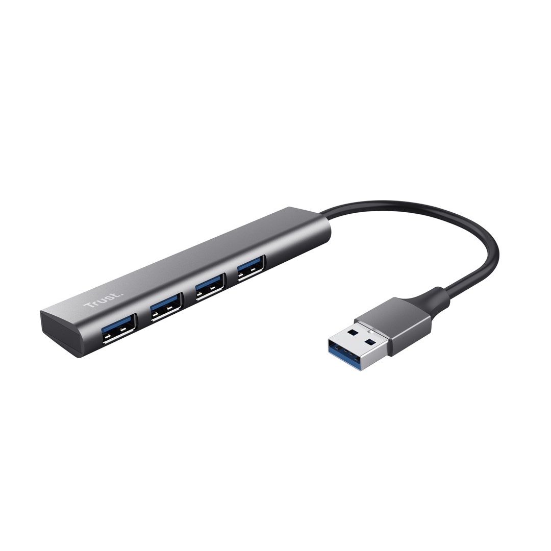 cps-5e771d8c195a7ad526558206e43aa90d-2026-01-15-00-28-29 Trust Halyx USB 3.2 Gen 1 (3.1 Gen 1) Type-A 5 Mbit/s Black Grey - imagine 1