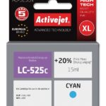 Activejet AB-525CN Ink (replacement for Brother LC525C; Supreme; 15 ml; cyan)