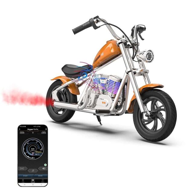Electric vehicle children's motorcycle XRIDER Cruiser 12 - imagine 7