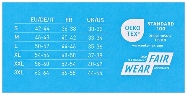 Koszulka męska Odlo BL TOP crew neck l/s ACTIVE WARM ECO roz. L Szara - imagine 8