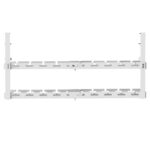 Maclean under-desk cable organizer  max. load 5kg  max. 728mm  2 levels  white  MC-102 W - imagine 13