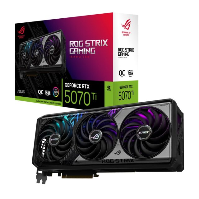 ASUS ROG Strix NVIDIA GeForce RTX 5070 Ti 16 GB OC graphics card - imagine 11