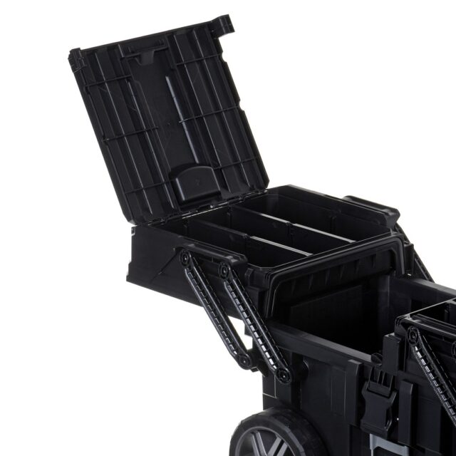 Toolbox KETER CANTILEVER Job Box (17203037/238270) on wheels Black - imagine 5