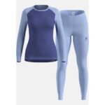 Thermal underwear - Odlo Set ACTIVE WARM Special Set size S Navy blue