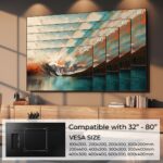 Maclean TV MC-413 Wall Mount Bracket 32 -80  VESA 600x400 45kg Tilting Universal Adjustable Spirit Level Mounting Accessories - imagine 14