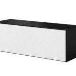 Cama full storage cabinet ROCO RO1 112/37/39 black/black/white