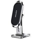 AWEI magnetic car holder X19 for cockpit silver-black