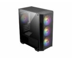 MSI MAG Forge M100A Micro Tower Black  Transparent - imagine 2