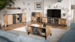 Cama 4D bookcase OVO 90x38xH90 oak/concrete - imagine 4