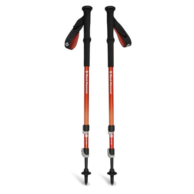 Trekking poles Black Diamond Trail Back burnt sienna - imagine 2
