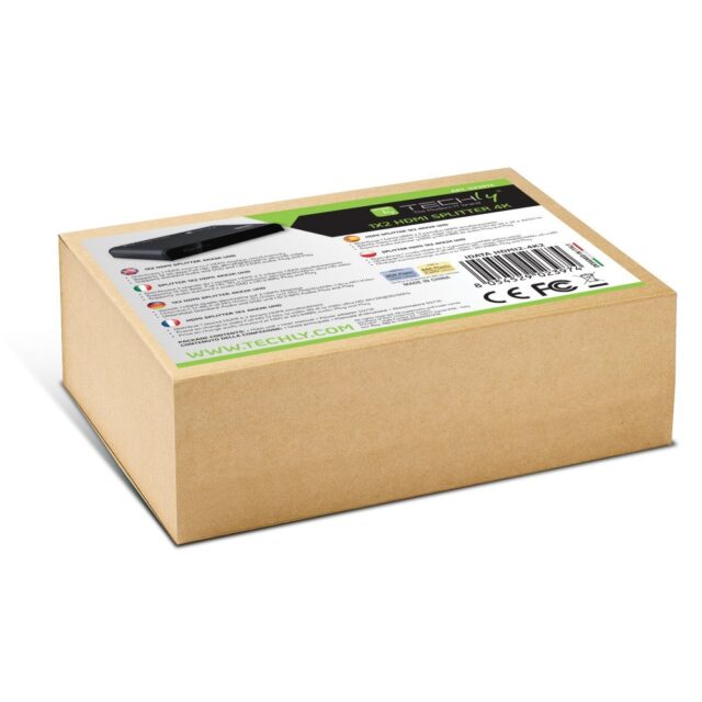 Techly IDATA HDMI2-4K2 video splitter HDMI 2x HDMI - imagine 2