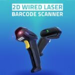 Qoltec 50853 Laser barcode scanner 1D | 2D | Black - imagine 6