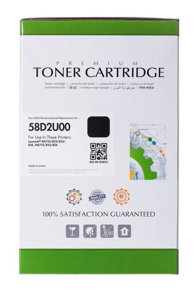 Superbulk toner do Lexmark 58D2U00 - imagine 5