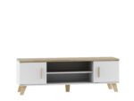 Cama TV stand LOTTA 160 2D2K white/sonoma