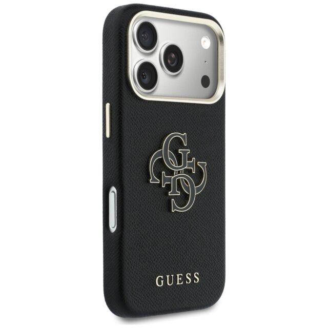 Case Guess FW Resin Logo for iPhone 17 Pro black - imagine 4