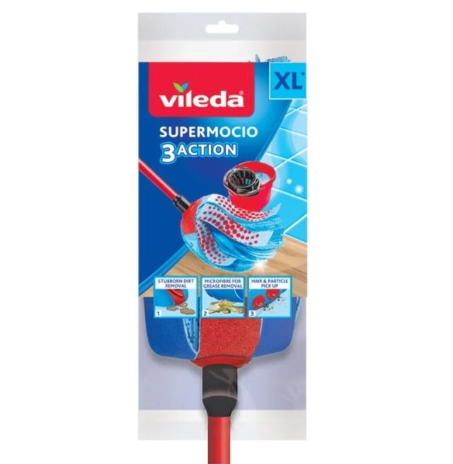 Mop Refill Vileda 3Action Velour XL - imagine 8