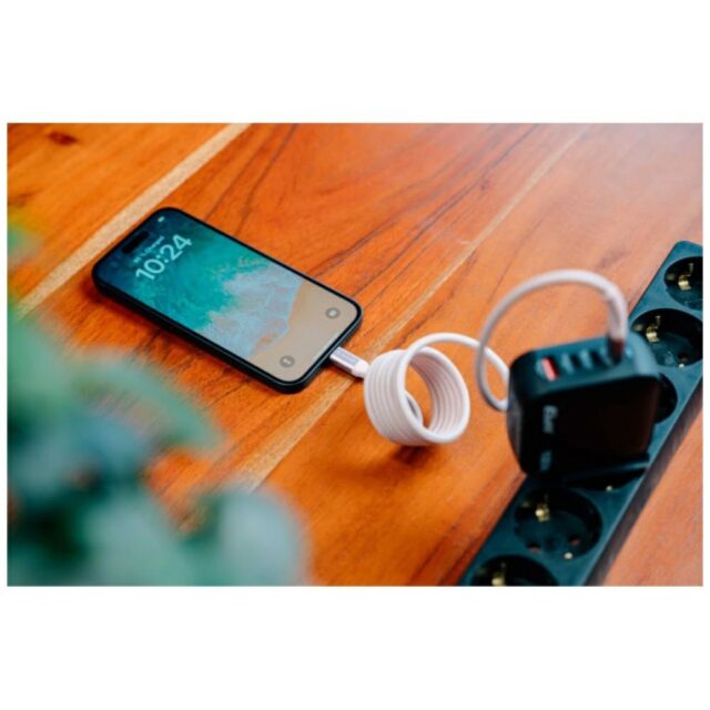 Kabel Verbatim Sync & Charge USB-C do     USB-C 100W PD3.0/QC3.0 120cm różowy 31857 - imagine 5