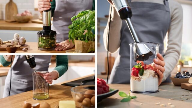 Bosch Serie 6 MSM6M621 blender 0.5 L Immersion blender 1000 W Black  Stainless steel - imagine 8