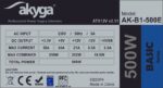 Akyga AK-B1-500E power supply unit 500 W 20+4 pin ATX ATX Grey - imagine 4