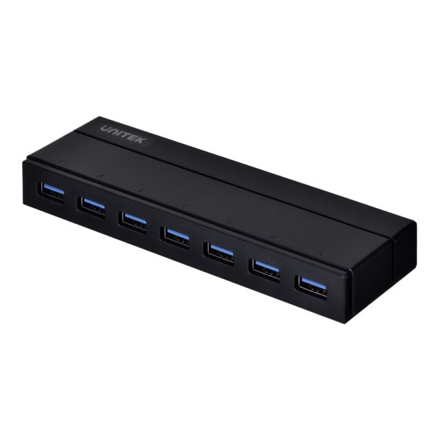UNITEK HUB USB-A + DC Y-3184; 7x USB 3.2 Gen 1 (3.1 Gen 1) Type-A - imagine 3