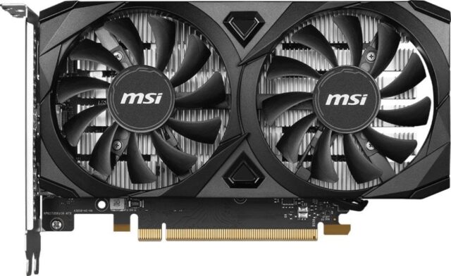 Graphics card. MSI GeForce RTX 3050 VENTUS 2X E 6G OC - imagine 2