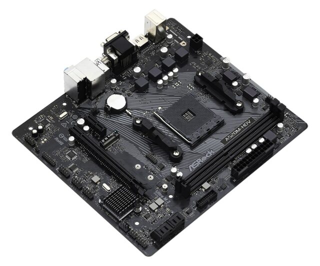 Asrock A520M-HDV Socket AM4 micro  ATX - imagine 3