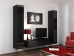 Cama Full cabinet VIGO '180' 180/40/30 black/black gloss - imagine 15