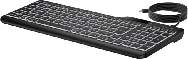 HP 405 Multi-Device Backlit Wired Keyboard - imagine 2