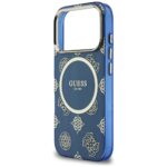 Case Guess IML Peony Dot MagSafe for  iPhone 17 Pro blue - imagine 6