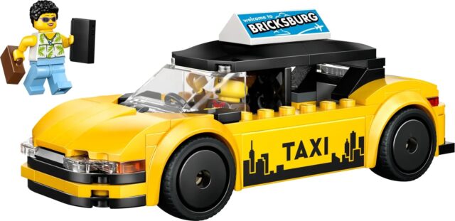 LEGO CITY 60487 Yellow Taxi - imagine 3