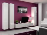 Cama Full cabinet VIGO '180' 180/40/30 white/white gloss - imagine 16