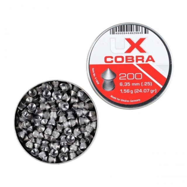 Umarex Cobra Pointed Ribbed shot 6.35 200 pcs. - imagine 3