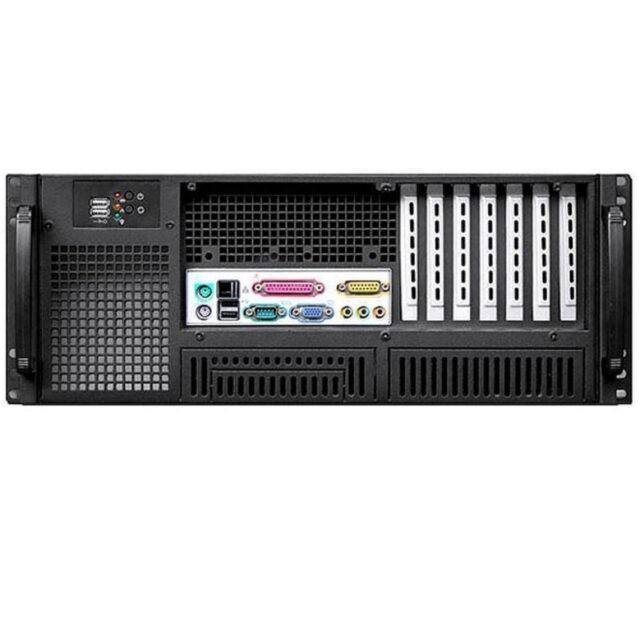 Techly Chassis Industrial Rack 19/Desktop 4U Ultra Compact Black  I-CASE MP-P4HX-BLK6 - imagine 4