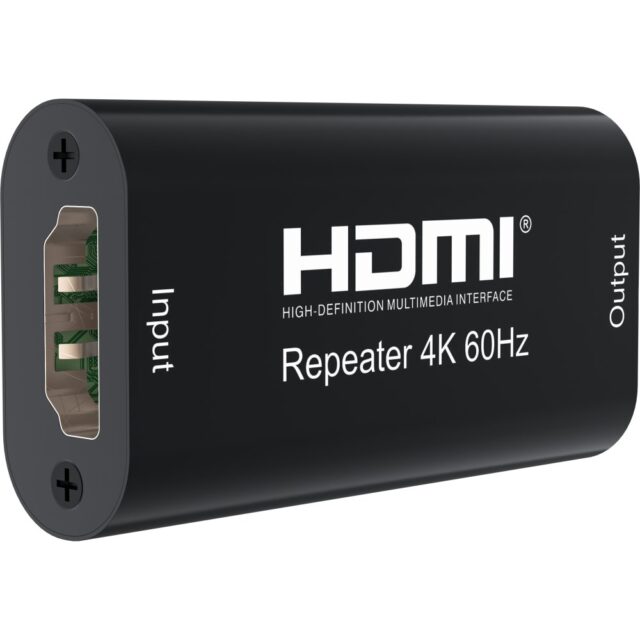 Techly HDMI 2.0 4K UHD 3D Repeater Up to 40m - imagine 4
