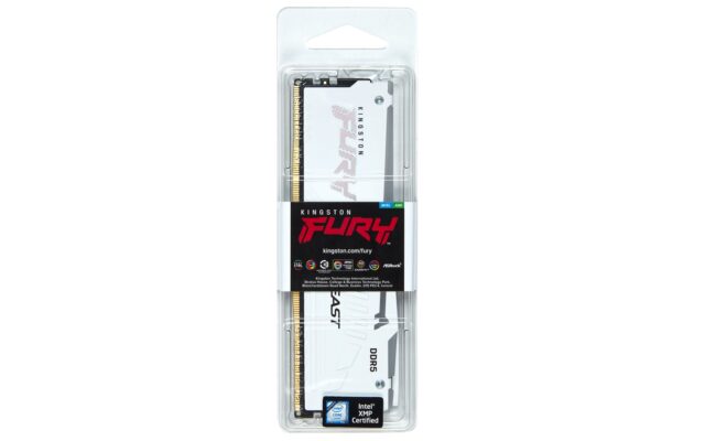 Kingston Technology FURY Beast 32GB 6000MT/s DDR5 CL36 DIMM White RGB EXPO - imagine 4