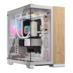 Corsair CC-9011284-WW computer case Midi Tower Bamboo  White