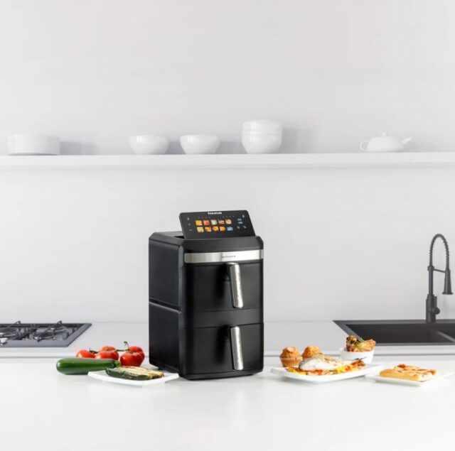 Taurus Air Duo Slim oil-free fryer with two baskets - imagine 2